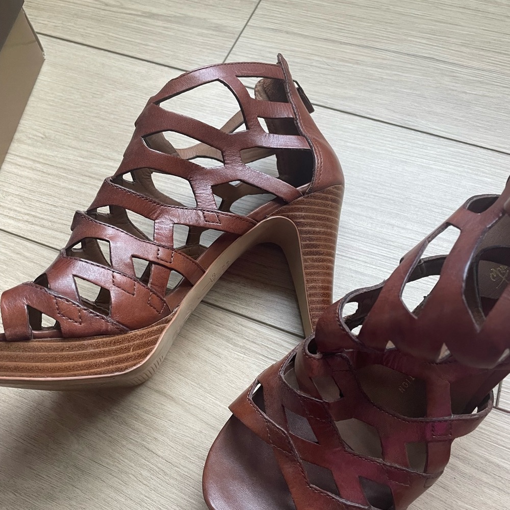 Vintage Y2K Franco Sarto artist collection cage heels - Picture 6 of 7